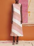 GHOSPELL Bea Striped Midi Dress, Multi