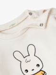 Benetton Baby Bunny Applique Sweatshirt, Cream