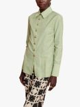 GHOSPELL Thena Textured Fitted Shirt, Green