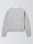 John Lewis Kids' Plain Cardigan, Mid Grey