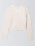 John Lewis Kids' Eyelash Cardigan, Cream