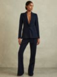 Reiss Gabi Tailored Single Breasted Suit Blazer, Navy