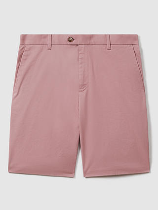 Reiss Wicket Casual Chino Shorts, Dusty Pink