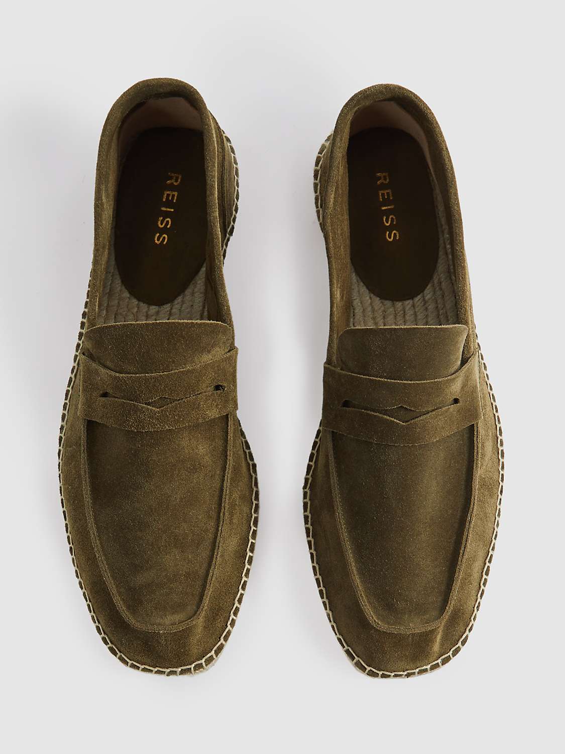 Buy Reiss Cannes Suede Espadrille Online at johnlewis.com