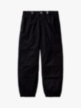 Benetton Kids' Stretch Flap Cargo Trousers, Black