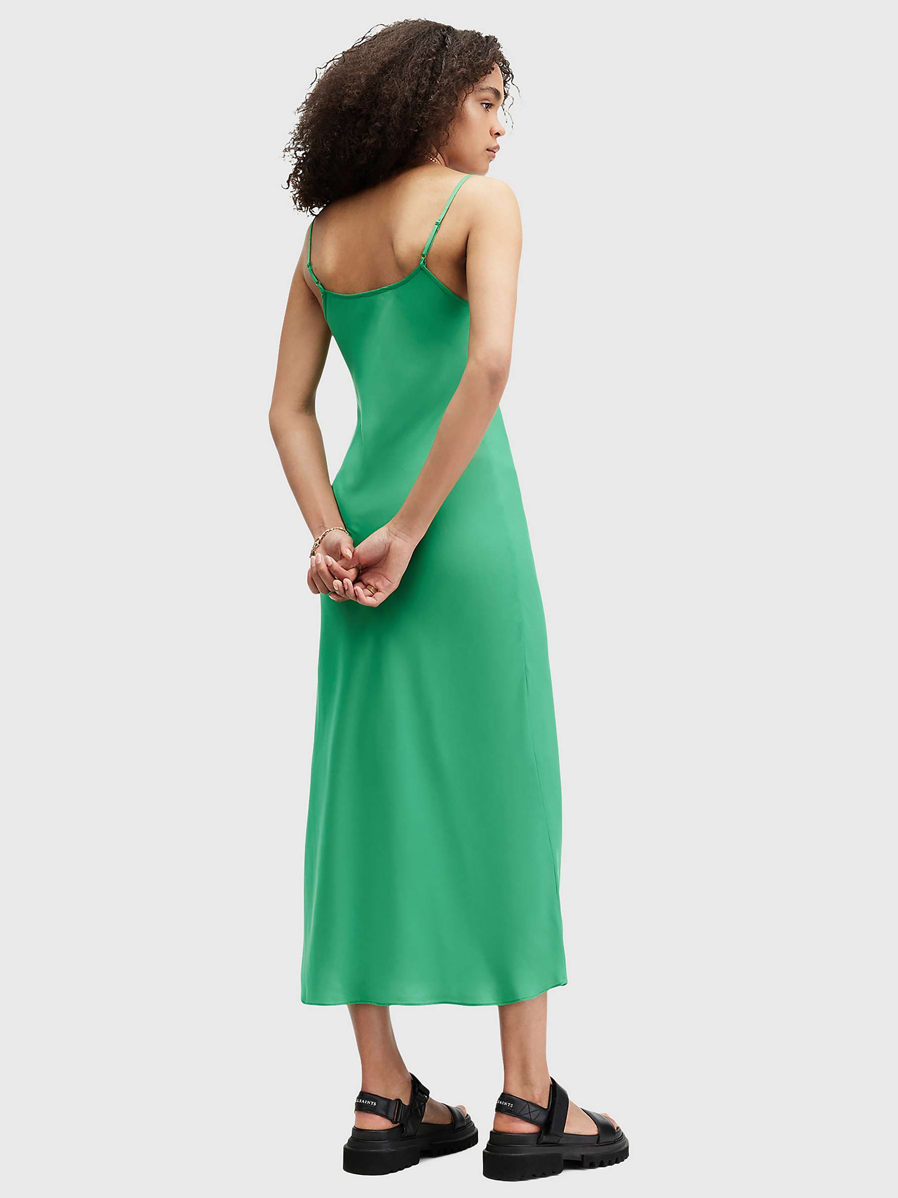 Buy AllSaints Bryony Slip Midi Dress Online at johnlewis.com