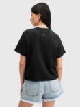 AllSaints Lisa Organic Cotton T-Shirt, Black