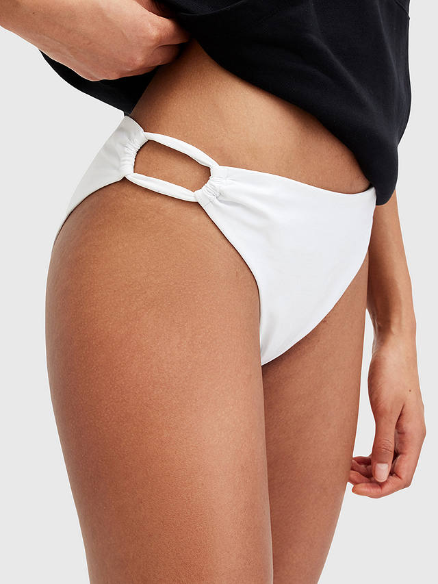 AllSaints Kayla Bikini Bottoms, White