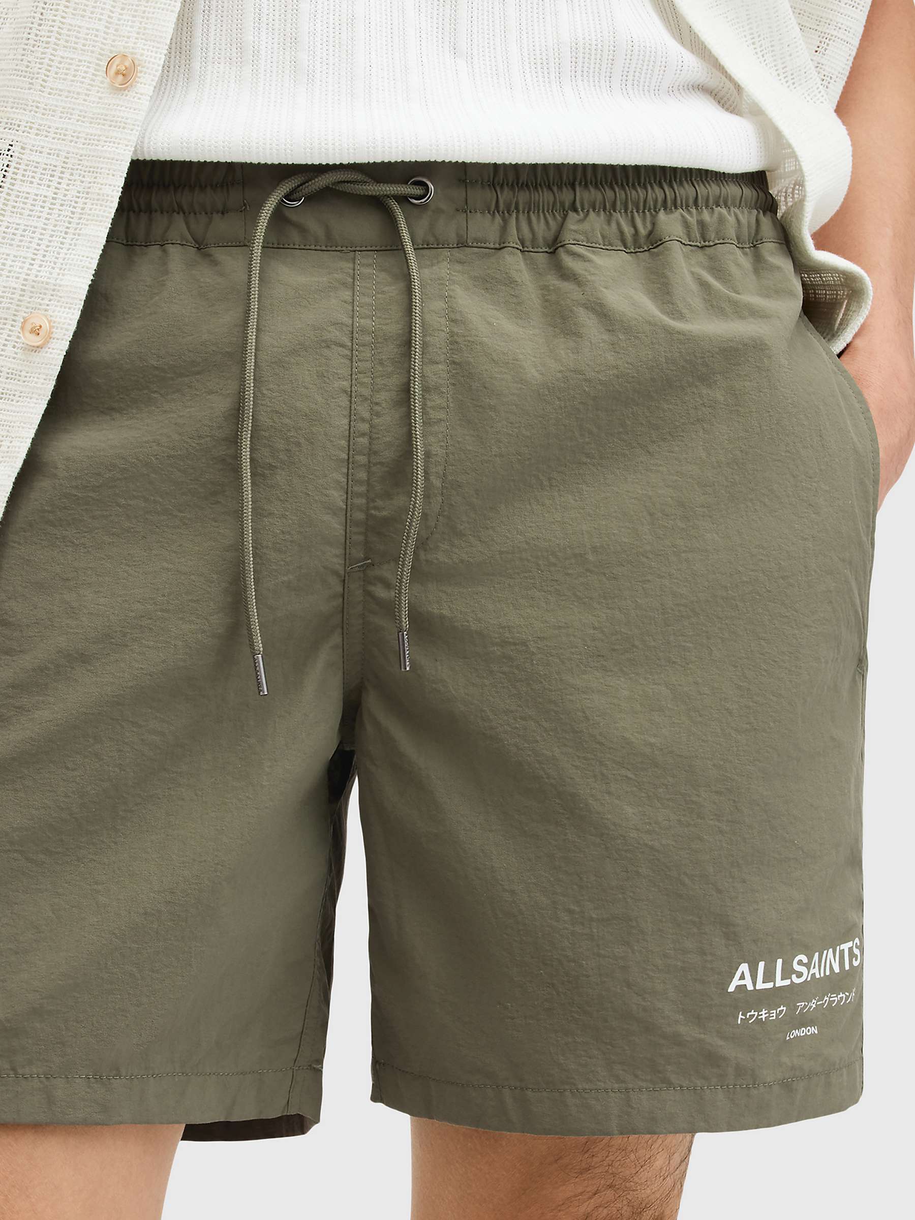 Buy AllSaints Lani Swim Shorts, Pack of 2, Green Online at johnlewis.com