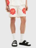 AllSaints Roze Swim Shorts, White/Multi
