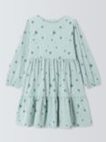 John Lewis Kids' Butterfly Tiered Dress, Blue