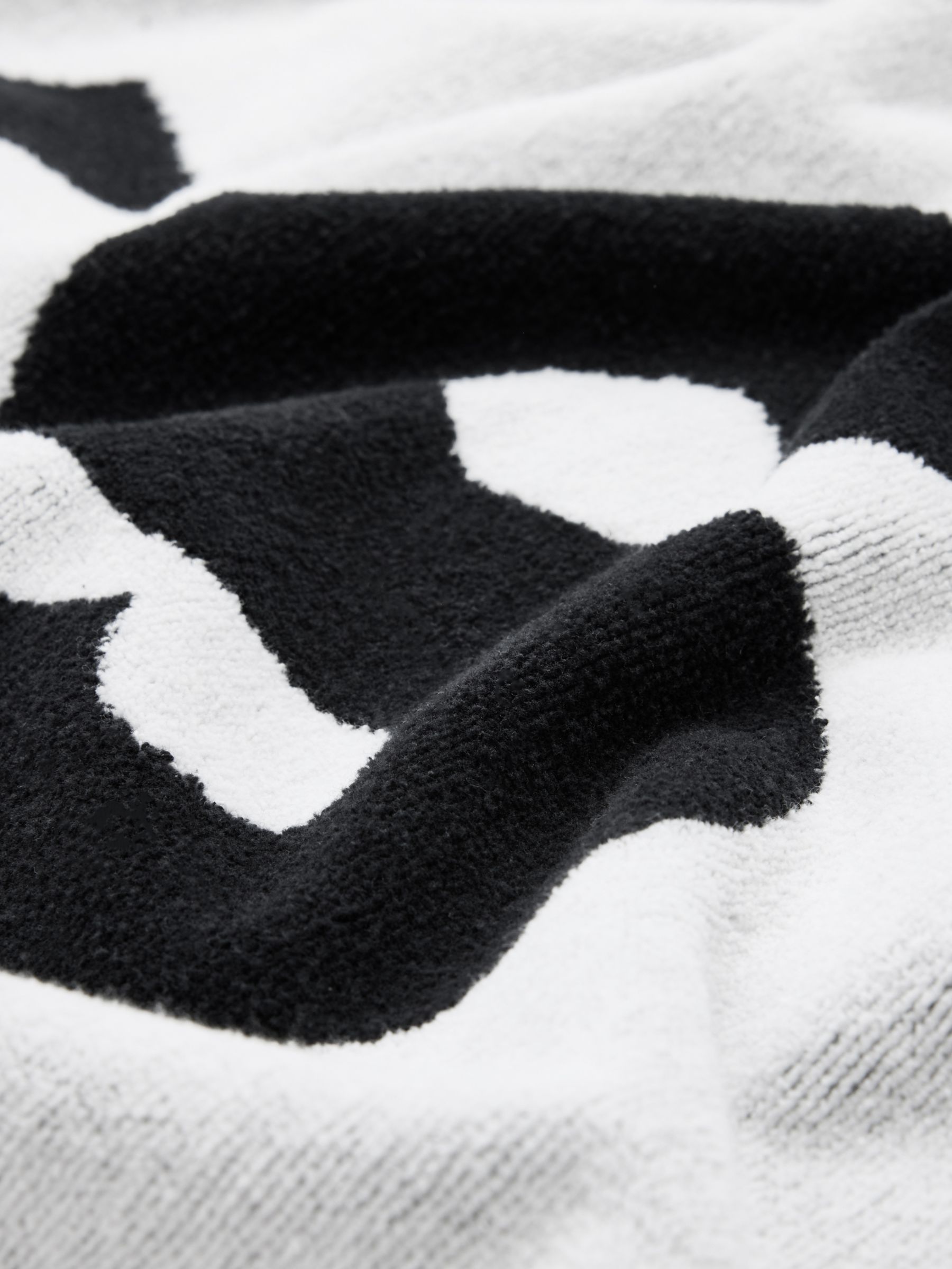 AllSaints Tierra Towel, White/Black, One Size