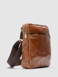 Rodd & Gunn Cambridge Leather Crossbody Mini Satchel, Cognac