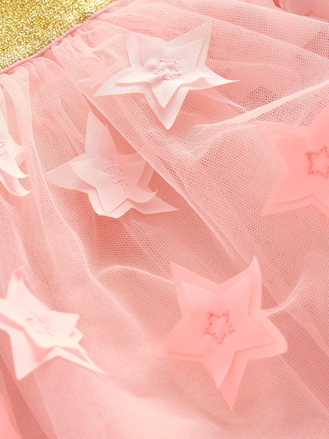 Mini Boden Kids' Tulle Star Mini Skirt, Pink Stars, 2-3 years