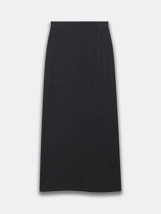 Mint Velvet Jersey Tube Maxi Skirt, Black