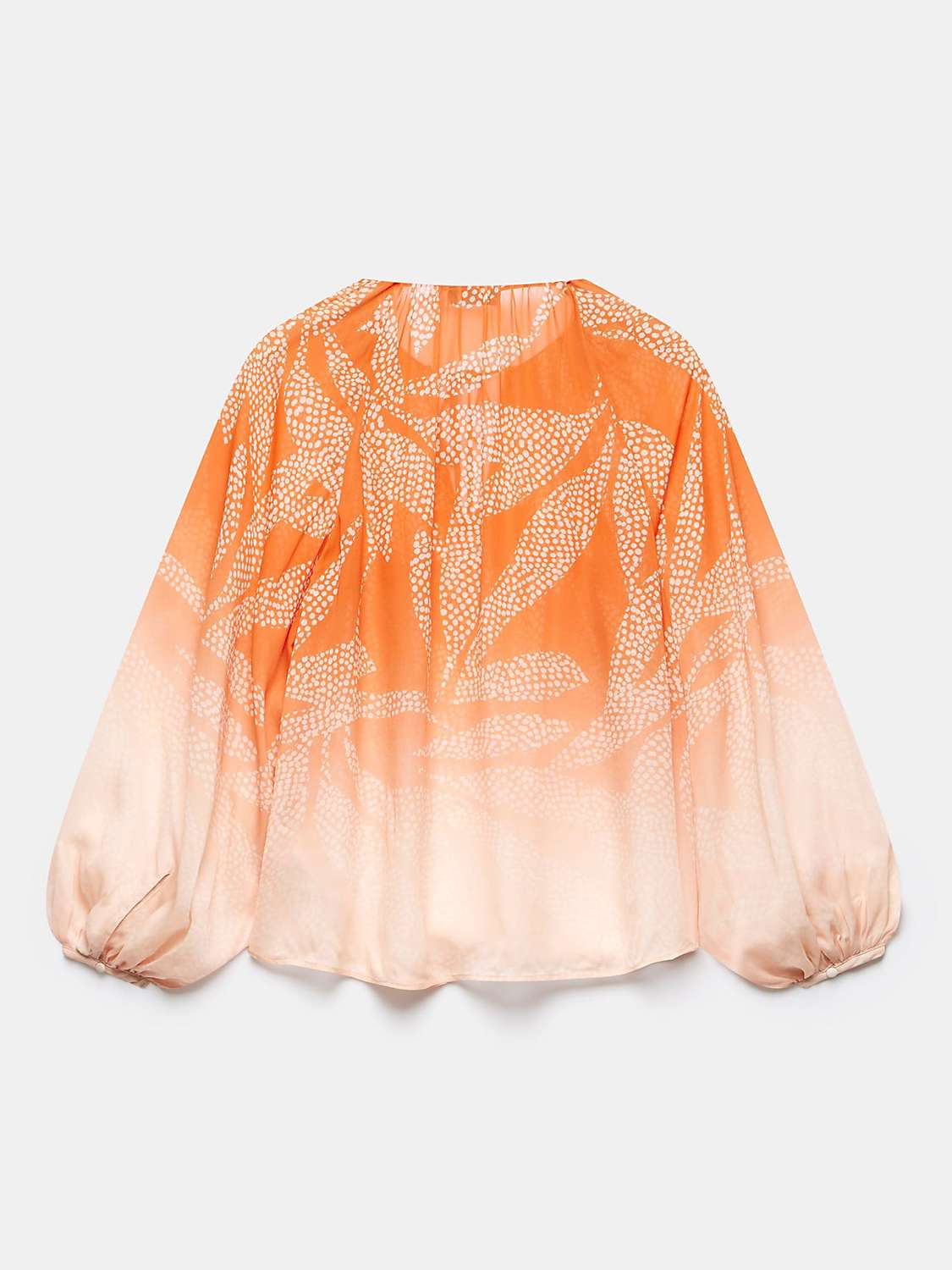 Buy Mint Velvet Abstract Print Blouse, Orange/Multi Online at johnlewis.com
