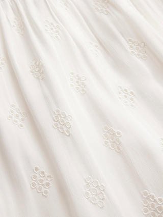 Mint Velvet Broderie Anglaise Maxi Skirt, White Ivory