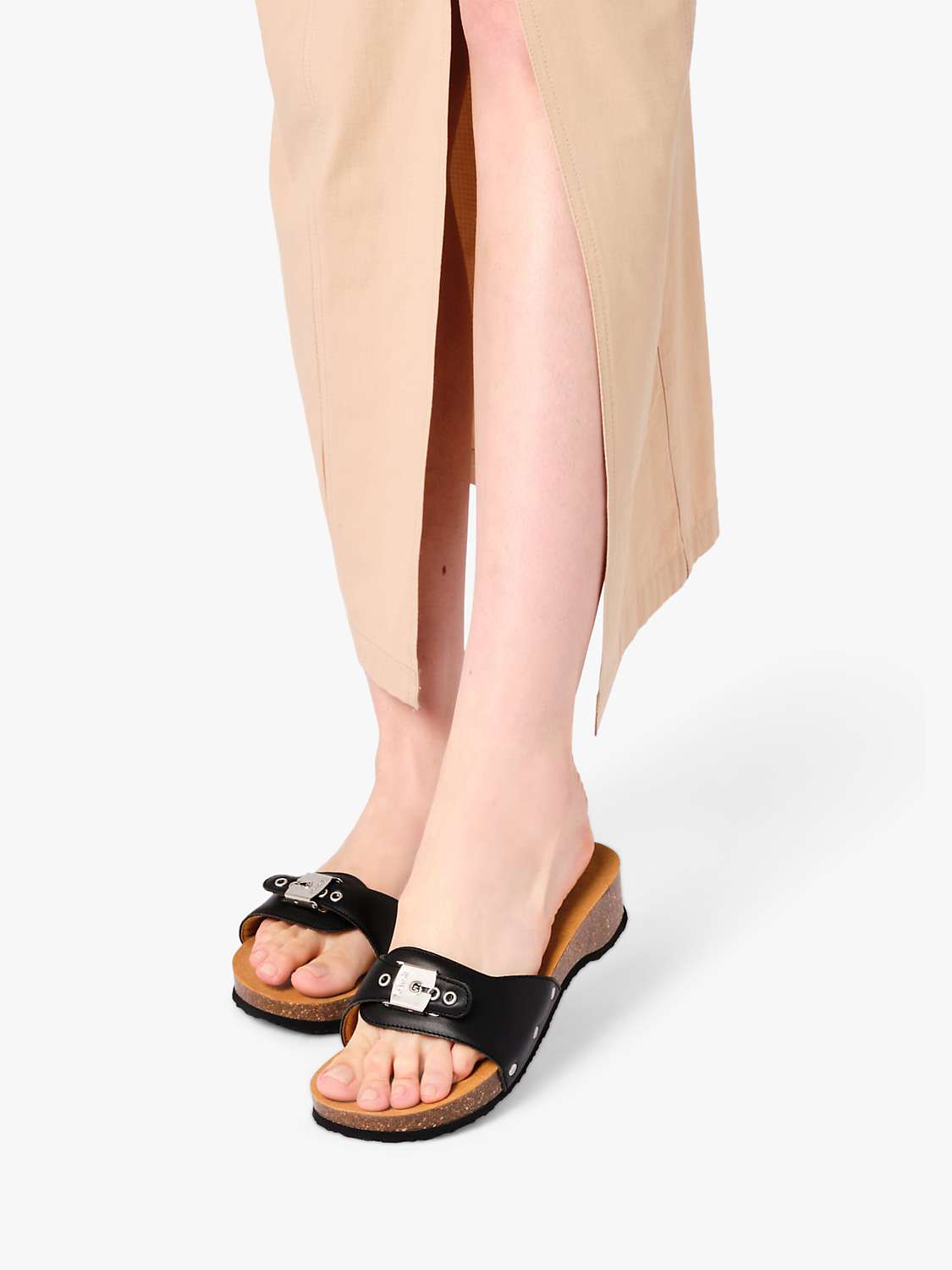 Buy Scholl Pescura Cork Heel Sandals Online at johnlewis.com