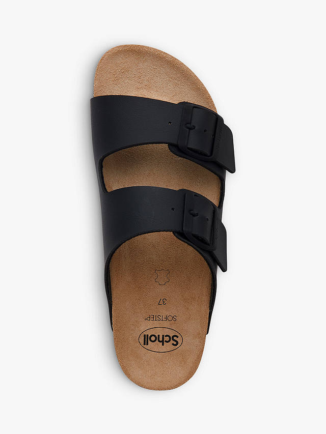 Scholl Josephine Footbed Sandals, Black