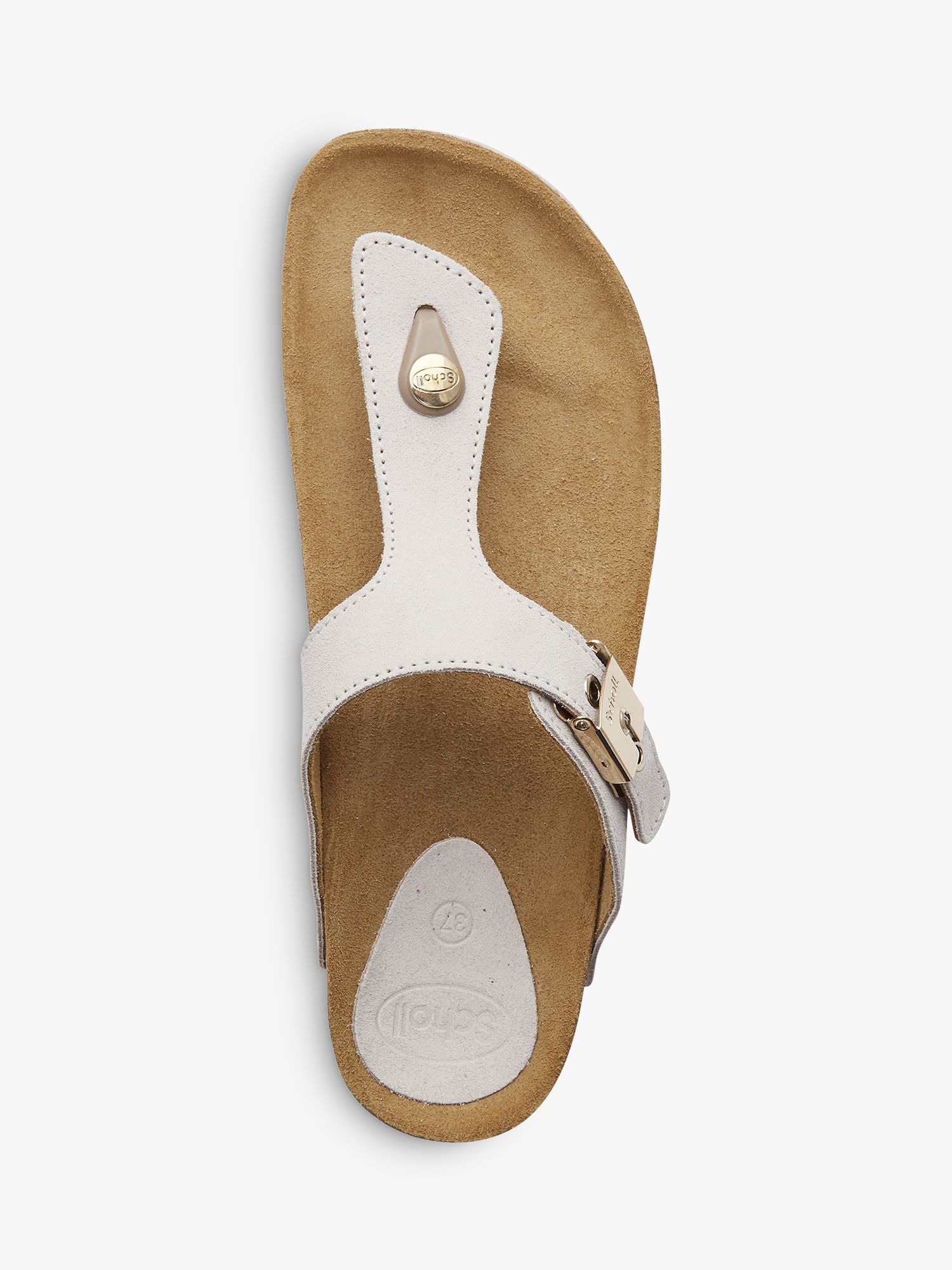 Buy Scholl Maya Leather Footbed Sandals Online at johnlewis.com