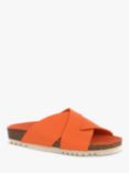 Scholl Vivian Footbed Sandals, Orange