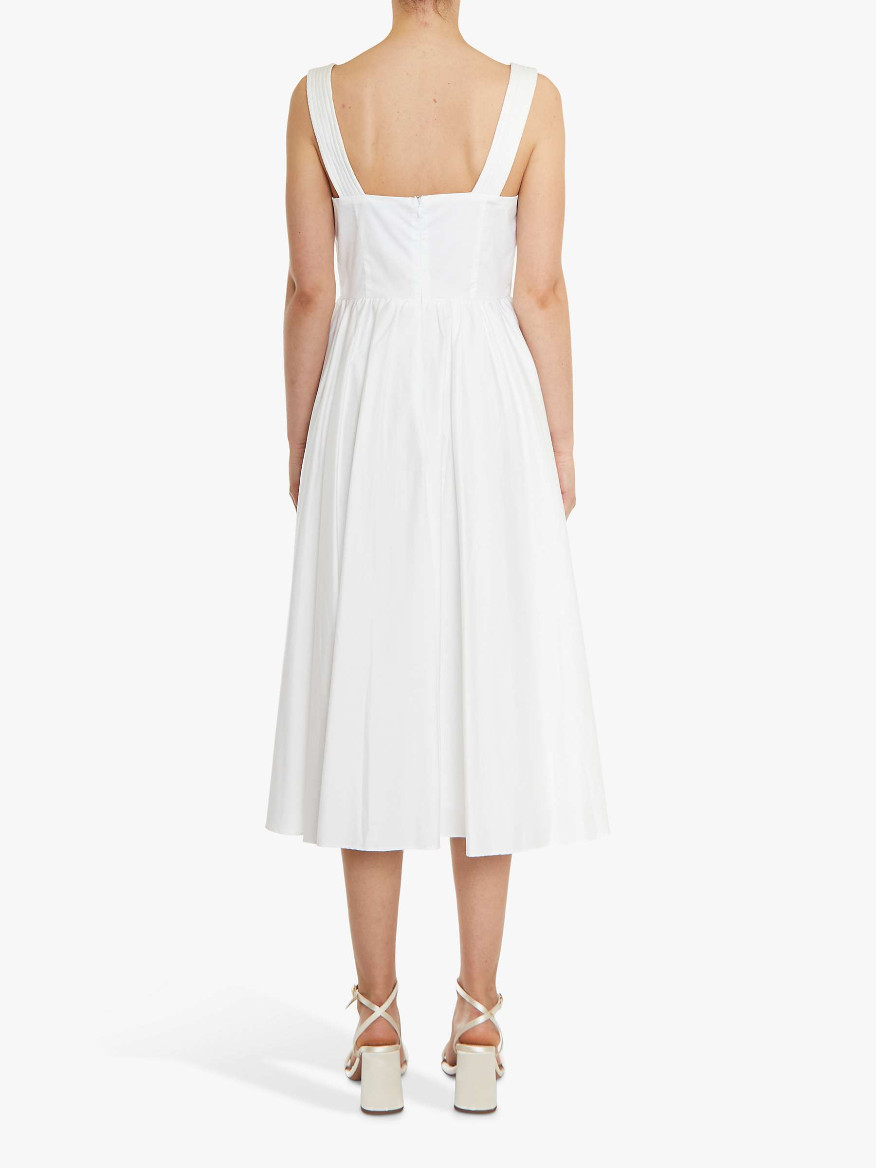 Buy True Decadence Hannah Midi Dress, White Online at johnlewis.com