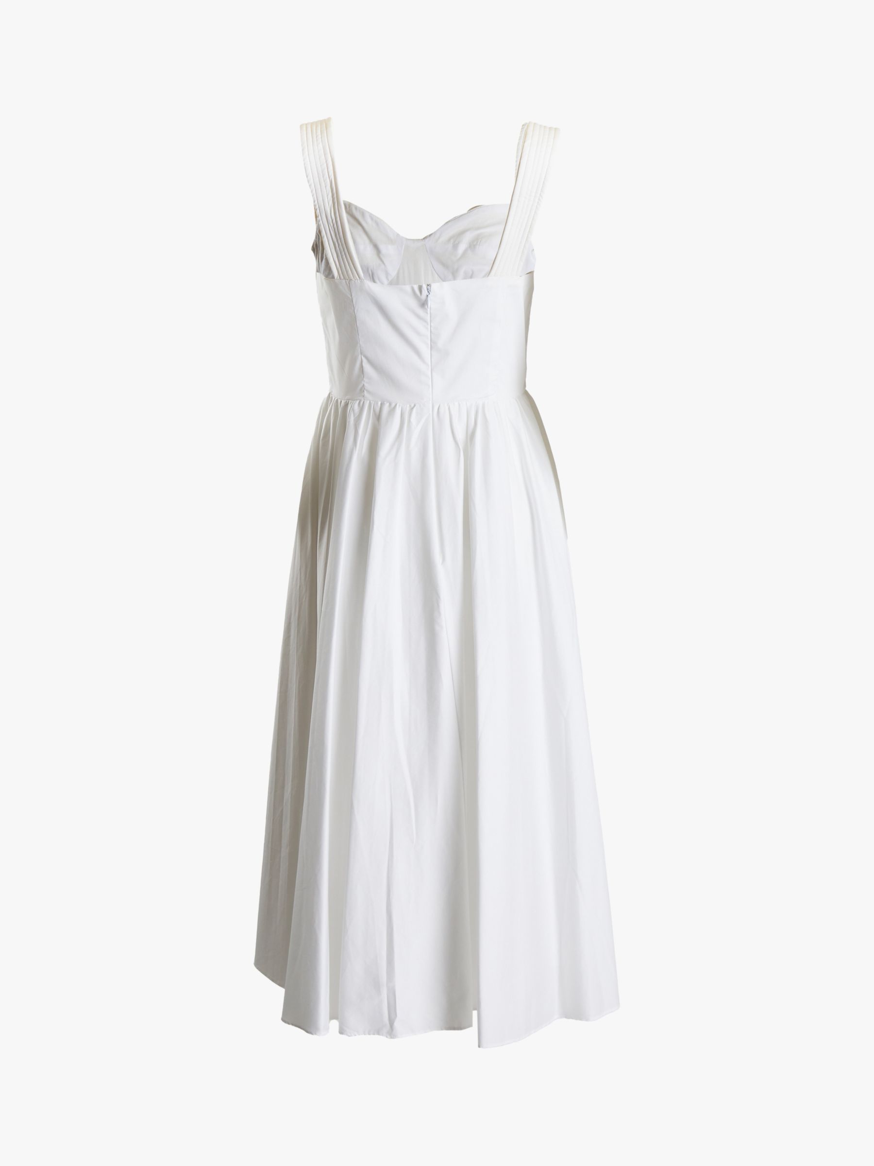 True Decadence Hannah Midi Dress, White, 6