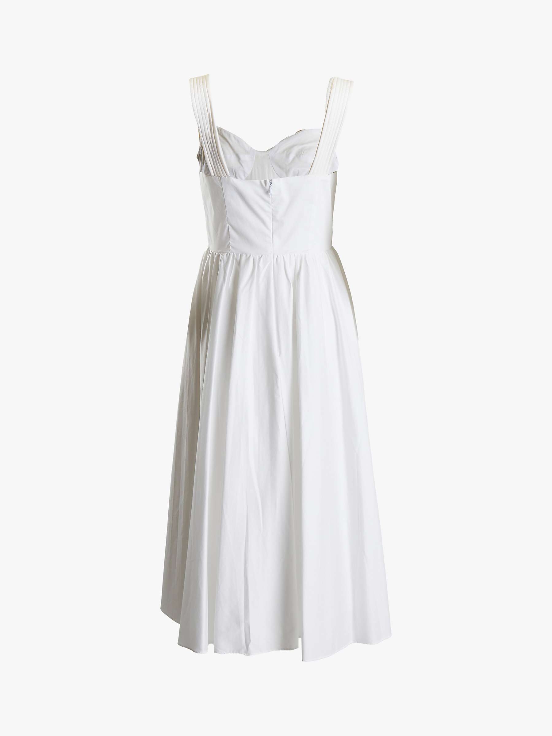 Buy True Decadence Hannah Midi Dress, White Online at johnlewis.com