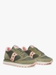 Saucony Jazz Original Trainers, Olive/Peach