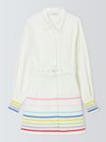 Olivia Rubin Mackenzie Shirt Dress, White/Multi