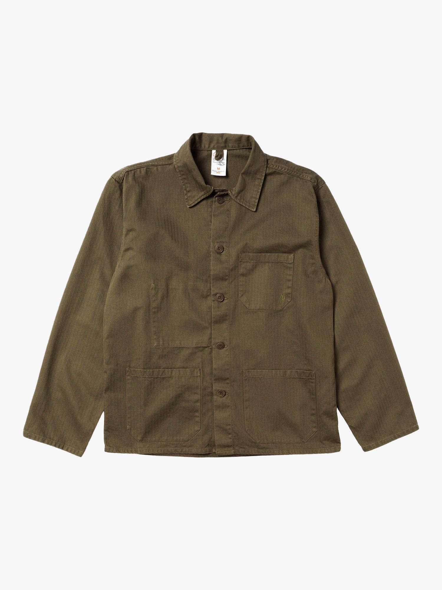 Nudie Jeans Buddy Chore Jacket, Olive, S