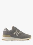 New Balance 574 Suede Trainers, Harbor Grey/Animal