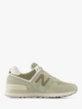 New Balance 574 Suede Trainers, Olivine