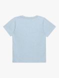Trotters Kids' Pepper Pig George T-Shirt, Pale Blue Marl