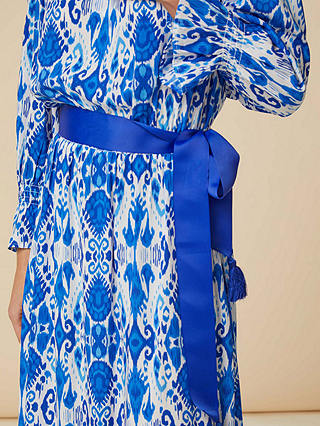 Aspiga Maeve EcoVero Midi Dress, Ikat Blue