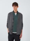 John Lewis Cotton Knit Cardigan, Asphalt