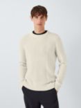 Kin Asymmetric Knit Jumper, Silver Birch