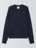 Kin Merino Wool Crew Neck Jumper, Dark Sapphire