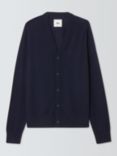 Kin Merino Wool V-Neck Cardigan, Dark Sapphire