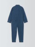 John Lewis ANYDAY Kids' Denim Boilersuit, Denim Blue