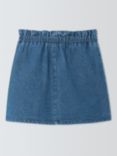 John Lewis ANYDAY Kids' Denim A-Line Skirt, Denim Blue