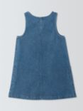 John Lewis ANYDAY Kids' Denim Pinafore Dress, Denim Blue