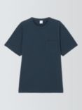 John Lewis Short Sleeve Cotton Hemp T-Shirt, Rubber