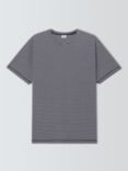 Kin Micro Stripe Cotton T-Shirt, Navy/White