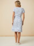 Aspiga Chelsea Ecovero Wrap Dress, Blue/White