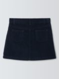 John Lewis Kids' Corduroy Mini Skirt, Navy Blue