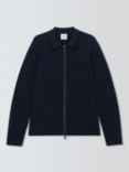 Kin Cotton Milano Full-Zip Top, Dark Sapphire