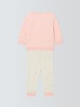 John Lewis Baby Bunny Pyjamas, Pink