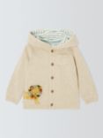 John Lewis Baby Lion Knitted Cardigan, Multi