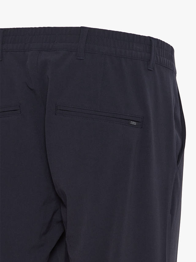 Casual Friday Pandrup Regular Fit Stretch Trousers, Dark Navy
